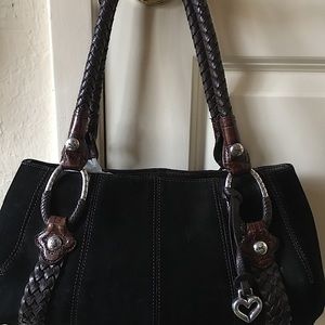 Beautiful Brighton Suede And Leather Purse
